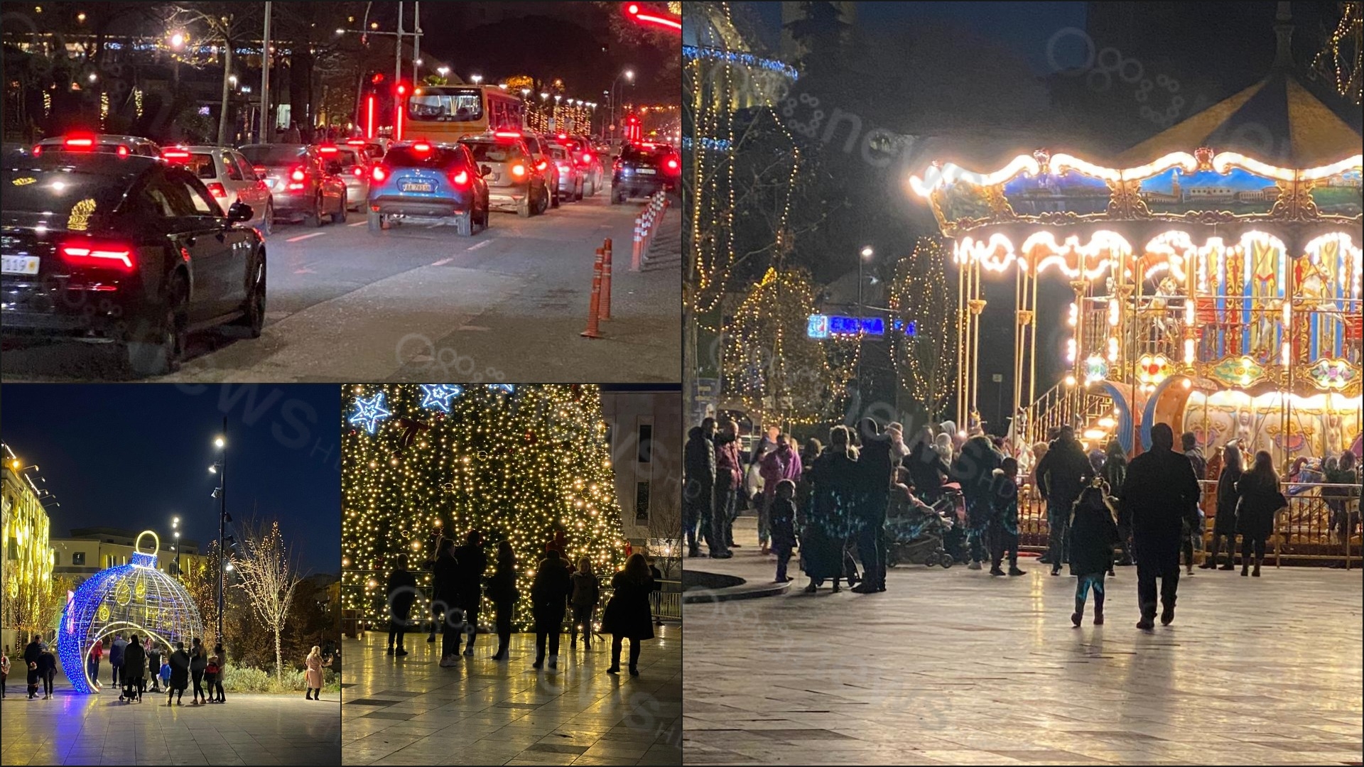 FOTO-Si rrallë ndonjëherë, Tirana në 1 janar plot me njerëz e makina