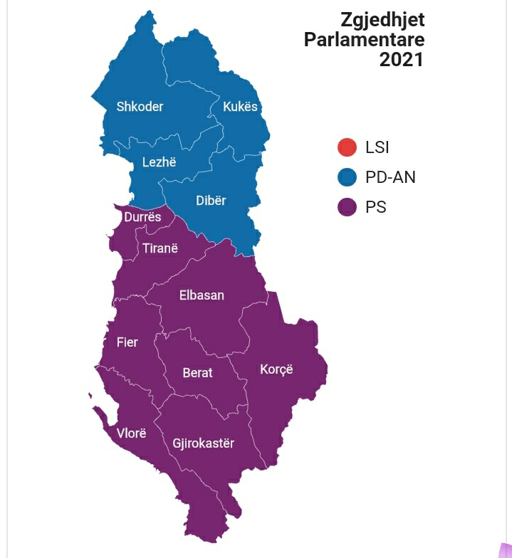 Rritje spektakolare e PD. PS humb tre mandate brenda pak orësh