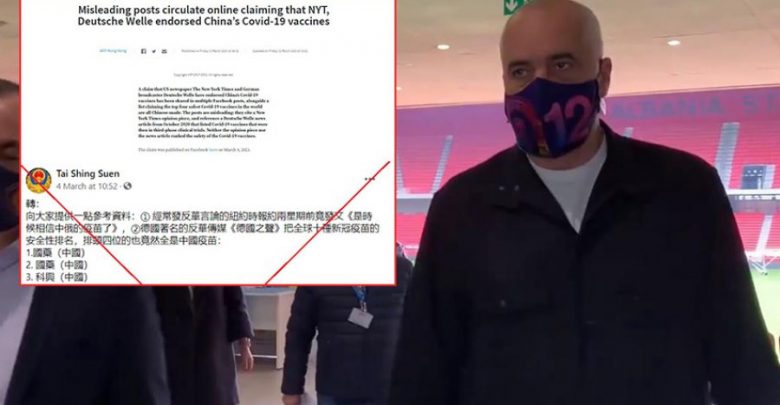 SKANDALI me vaksinat/ Si mashtroi Rama gjatë gjithë ditës për vaksinën kineze, NYT s’ka bërë asnjë shkrim për efikasitetin e Sinovac