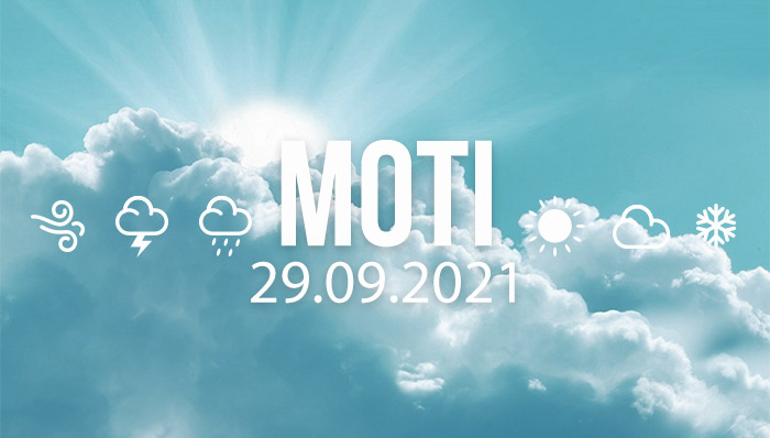 Moti për ditën e mërkurë, 29 shtator 2021