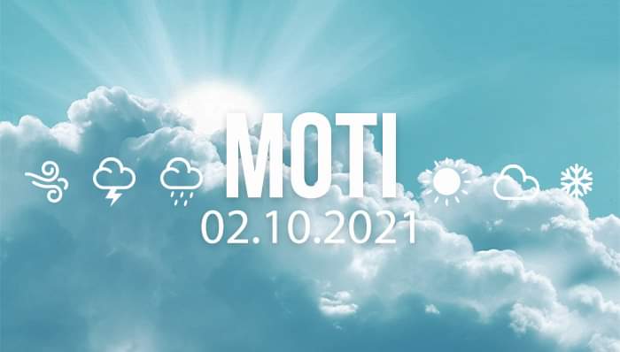Moti për ditën e shtunë, 2 tetor 2021