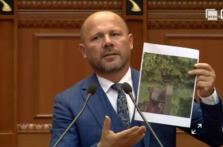FOTO-DENONCIMI/ Mziu: Kabinën elektrike e ka “zënë hashashi”, i mbjellur tek kabina e OSHEE dhe e vaditur nga ujësjellësi!