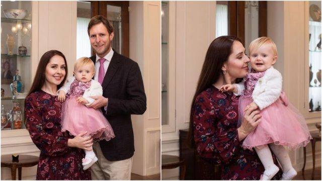 Princesha Geraldinë feston ditëlindjen e parë