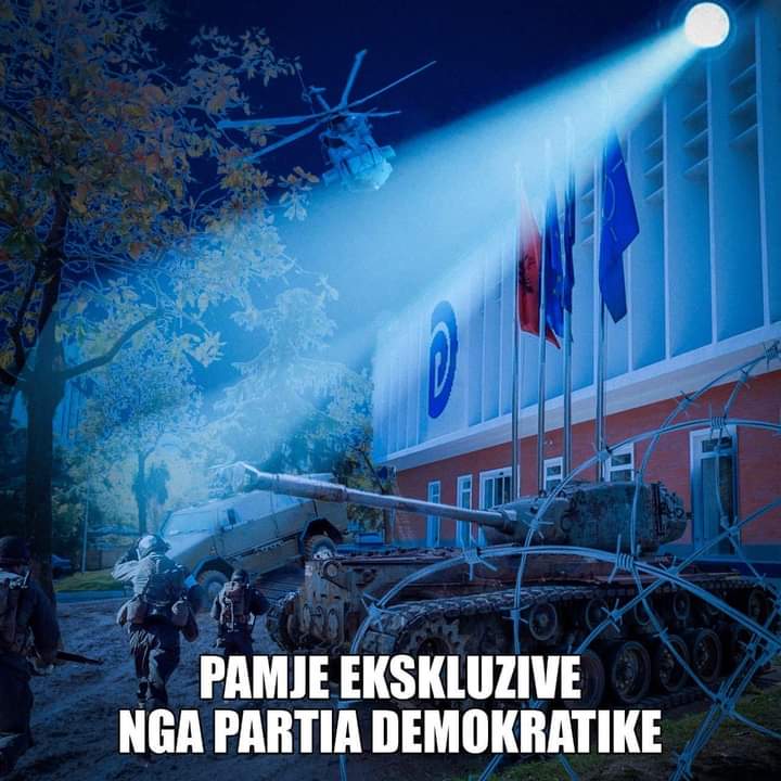 Endri Hasa nxjerr foton e ironizon skenarët për PD të blinduar: Berisha e do PD-në bunker anti-SHBA