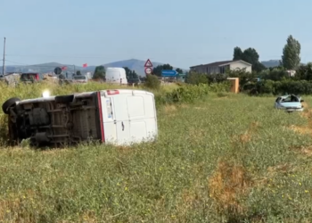 Aksident në aksin Lezhë-Laç, tre të plagosur