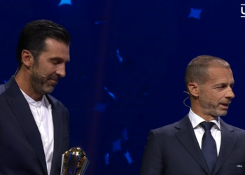 “Portieri më i mirë në historinë e futbollit”, presidenti i UEFA-s nderon Gigi Buffon