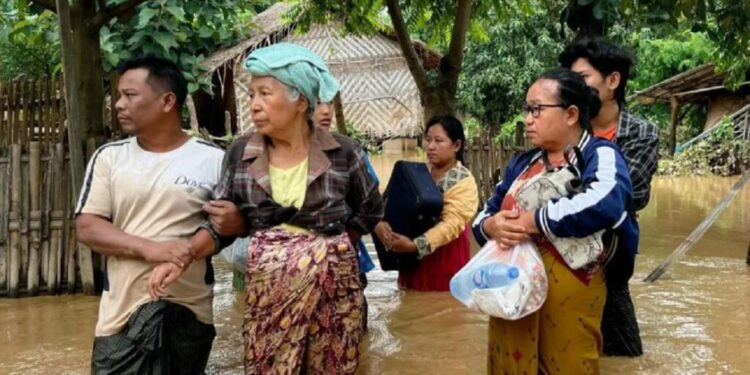 Mianmari goditet nga tajfuni “Yagi”, përmbytje të mëdha