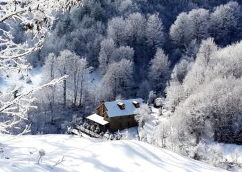 Reshjet e dëborës zbardhin vendin nga veriu në juglindje, problematika në disa akse rrugore