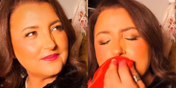 FOTO/ Transformimi i Parashqevi Simakut! Shfaqet duke puthur flamurin shqiptar