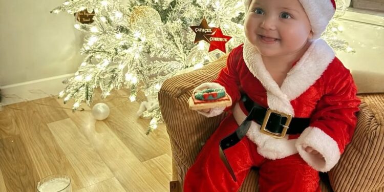 Porsi një ëmbëlsirë! LUNA MARI EJLLI vishet si babagjysh