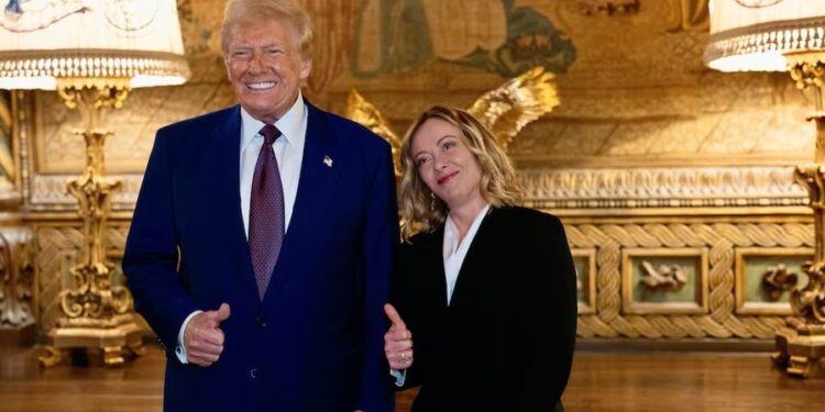 Vizita e papritur e Giorgia Melonit në SHBA, publikohen FOTOT nga takimi me Donald Trump