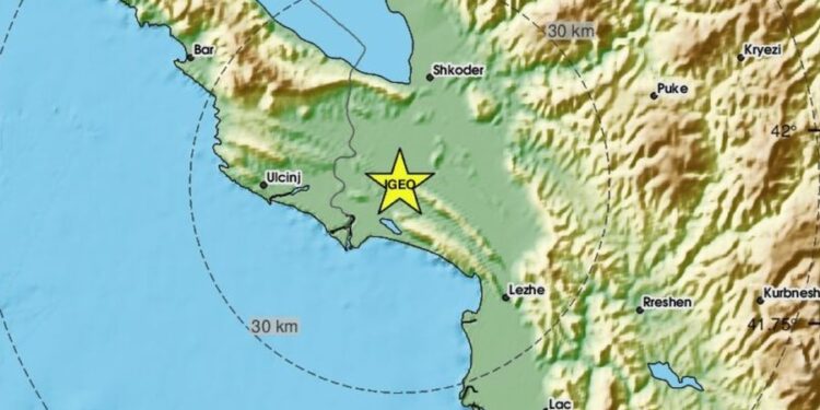 Lëkundje tërmeti në vend, ja sa ishte magnituda
