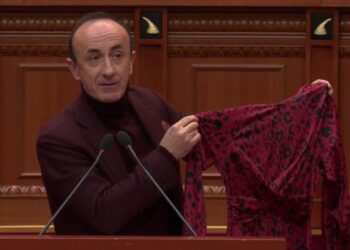 FOTO PIKANTE/ Deputeti demokrat “shkon me fustan 800 mijë euro” në Kuvend