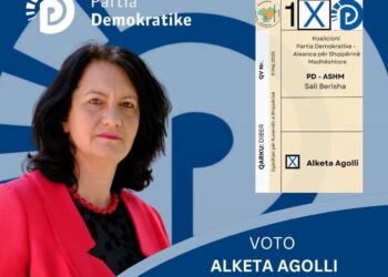 Vota për Alketa Agollin, votë për fisnikërinë dhe dinjitetin e femrës shqiptare!