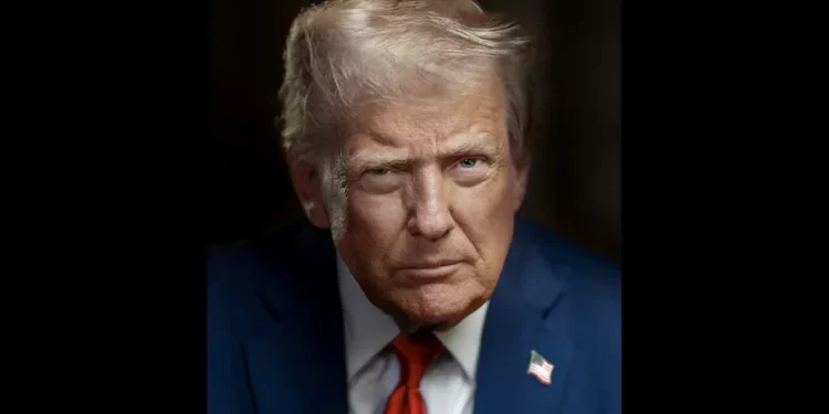 Shtëpia e Bardhë prezanton portretin e ri zyrtar të Donald Trump!