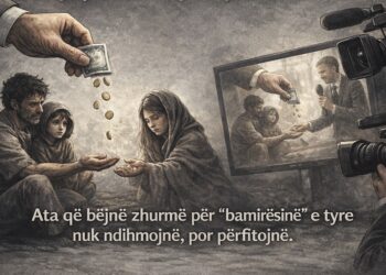 Nga Sokol Gjoni: Kur ndihma shndërrohet në spektakël, ajo pushon së qeni njerëzore