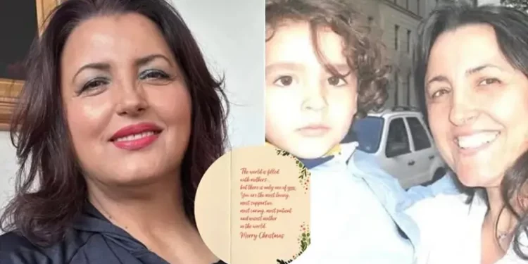 EKSKLUZIVE: Letër prekëse për Krishtlindje – Parashqevi Simaku surprizohet nga djali i saj, Luke (FOTO