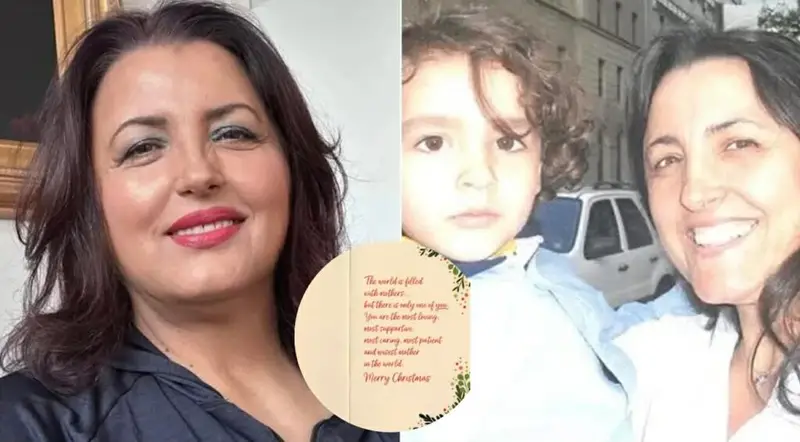 EKSKLUZIVE: Letër prekëse për Krishtlindje – Parashqevi Simaku surprizohet nga djali i saj, Luke (FOTO