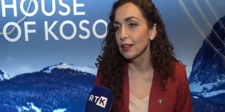 Vjosa Osmani nga Davosi: Pjesëmarrja e Kosovës në Bordin e Paqes, tregues i vlerësimit nga SHBA