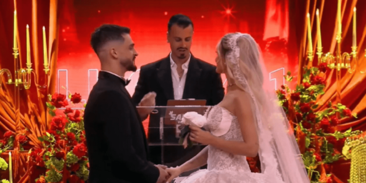 Dasma e parë për këtë edicion të pestë të “BBV”, martohen Selin dhe Gimbo