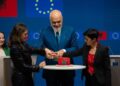 Foto-lajm/ Rama uron Ditën e Europës: Shqipëria më afër se kurrë familjes europiane