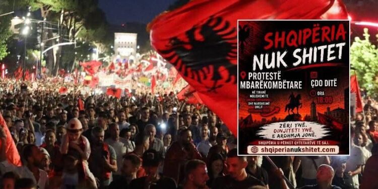 Tiranë, sot protesta e 15-të kundër Ramës: “Shqipëria nuk shitet”