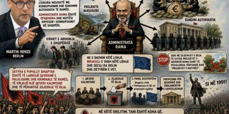 Martin Henze nga Berlini: Shqipërisë i duhet një revolucion i dytë demokratik