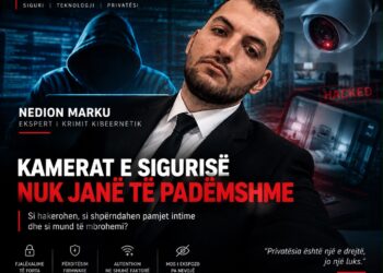 Nedion Marku, ekspert i krimit kibernetik: Kamerat e sigurisë nuk duhen trajtuar si pajisje të padëmshme
